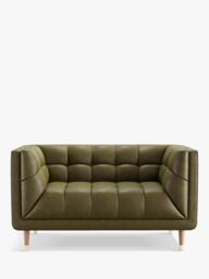 At The Helm Grace Small 2 Seater Leather Sofa - thumbnail 3