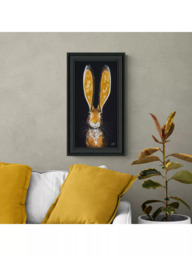 John Lewis Quinn Russell 'Jake' Framed Print, 69 x 39cm, Ochre/Black - thumbnail 2