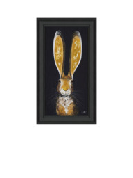 John Lewis Quinn Russell 'Jake' Framed Print, 69 x 39cm, Ochre/Black