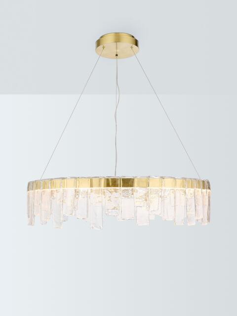 John Lewis Phoenix Pendant Ceiling Light, Matt Gold Effect - image 1