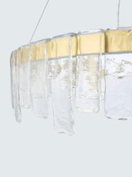 John Lewis Phoenix Pendant Ceiling Light, Matt Gold Effect - thumbnail 4