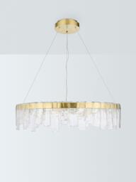 John Lewis Phoenix Pendant Ceiling Light, Matt Gold Effect - thumbnail 3