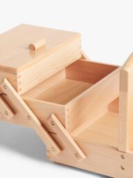 Milward Wooden Cantilever Sewing Box - thumbnail 4