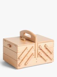 Milward Wooden Cantilever Sewing Box - thumbnail 1