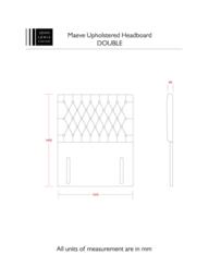 John Lewis Maeve Full Depth Upholstered Headboard, Double - thumbnail 4