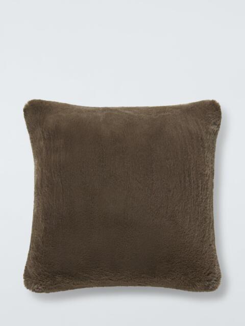 John Lewis Luxury Faux Fur Plain Cushion - image 1