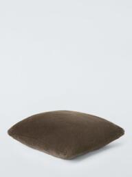 John Lewis Luxury Faux Fur Plain Cushion - thumbnail 2