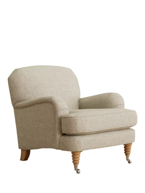 Laura Ashley Lynden Armchair, Oak Leg - image 1
