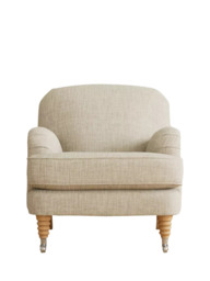 Laura Ashley Lynden Armchair, Oak Leg - thumbnail 4