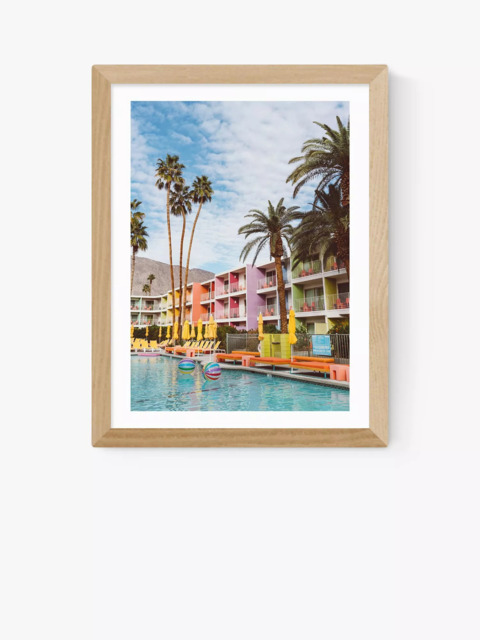 EAST END PRINTS Bethany Young 'Palm Springs Pool Day II' Framed Print