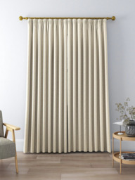 John Lewis Ivy Leaf Weave Pair Lined Pencil Pleat Curtains - thumbnail 4