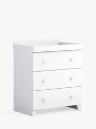 Little Acorns Classic Changing Table Dresser, White - thumbnail 2