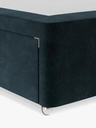Hypnos Non-Sprung Upholstered 2 Drawer Divan Base, Small Double - thumbnail 3