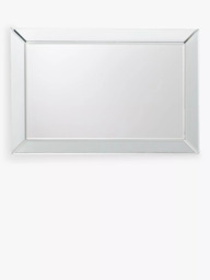 John Lewis Simple Bevelled Glass Rectangular Wall Mirror, Clear - thumbnail 5
