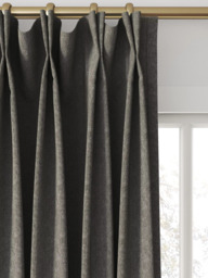 Clarke & Clarke Paradiso Made to Measure Curtains or Roman Blind, Charcoal - thumbnail 4