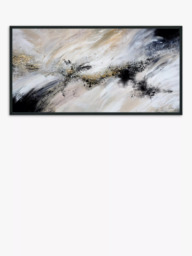 John Lewis Yharnna 'Heavenly Twilight' Framed Canvas Print, 66 x 126cm, Black - thumbnail 1