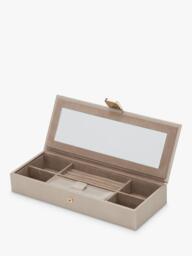 WOLF Palermo Leather Safety Deposit Box, Medium - thumbnail 3