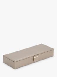 WOLF Palermo Leather Safety Deposit Box, Medium - thumbnail 2