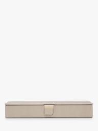 WOLF Palermo Leather Safety Deposit Box, Medium
