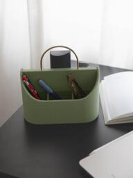 Stackers Portable Desk Caddy, Sage - thumbnail 2