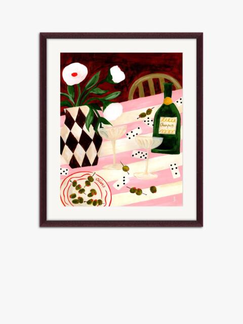 John Lewis Emily Daborn 'Champers & Dominoes' Framed Print & Mount, 63 x 53cm - image 1
