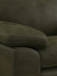 John Lewis Camden Leather Armchair, Dark Leg - thumbnail 6