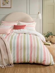 Laura Ashley Sophie Stripe Duvet Covet Set, Multi - thumbnail 1
