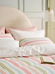 Laura Ashley Sophie Stripe Duvet Covet Set, Multi - thumbnail 2