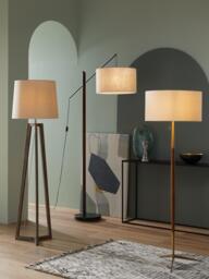 John Lewis Fishing Rod Floor Lamp, Walnut - thumbnail 6