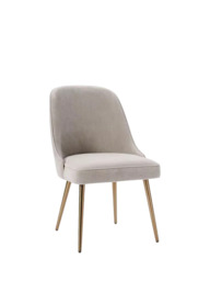 west elm Mid-Century Dining Chair, Silver
