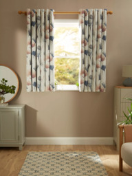 John Lewis Ginkgo Print Pair Blackout/Thermal Lined Eyelet Curtains, Multi - thumbnail 5