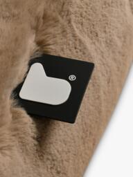 Extreme Lounging Faux Fur Bean Bag Chair, Mink - thumbnail 2
