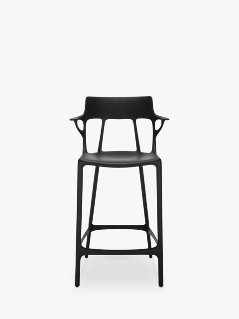 Kartell A. I. Philippe Starck Bar Chair, Black - image 1