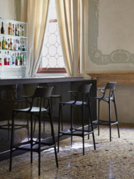 Kartell A. I. Philippe Starck Bar Chair, Black - thumbnail 6