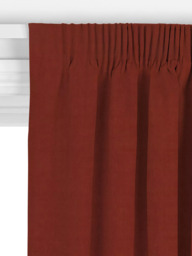 John Lewis Cotton Blend Made to Measure Curtains or Roman Blind, Brick - thumbnail 3