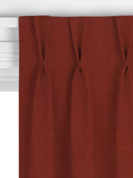 John Lewis Cotton Blend Made to Measure Curtains or Roman Blind, Brick - thumbnail 5