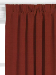 John Lewis Cotton Blend Made to Measure Curtains or Roman Blind, Brick - thumbnail 2