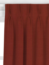 John Lewis Cotton Blend Made to Measure Curtains or Roman Blind, Brick - thumbnail 6