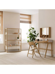 Matthew Hilton for Case Brockwell Desk, Oak/White - thumbnail 4