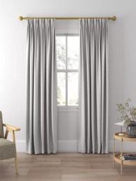 Designers Guild Tangalle Made to Measure Curtains or Roman Blind, Silver - thumbnail 5