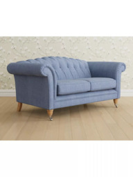 Laura Ashley Gloucester Medium 2 Seater Sofa, Oak Leg - thumbnail 1