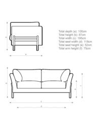 ercol for John Lewis Ellesborough Medium 2 Seater Sofa, Linen Look Capri - thumbnail 5