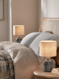 John Lewis Carlow Ceramic Table Lamp, Set of 2 - thumbnail 2
