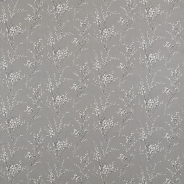 Laura Ashley Pussy Willow Made to Measure Curtains or Roman Blind, Steel - image 1
