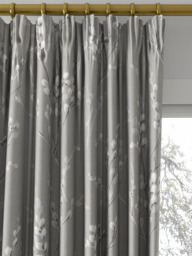 Laura Ashley Pussy Willow Made to Measure Curtains or Roman Blind, Steel - thumbnail 2
