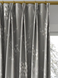 Laura Ashley Pussy Willow Made to Measure Curtains or Roman Blind, Steel - thumbnail 4