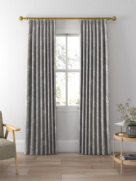 Laura Ashley Pussy Willow Made to Measure Curtains or Roman Blind, Steel - thumbnail 3