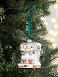 John Lewis Curate & Collect Coffee Machine Bauble, Multi - thumbnail 2