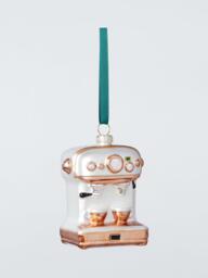 John Lewis Curate & Collect Coffee Machine Bauble, Multi - thumbnail 1
