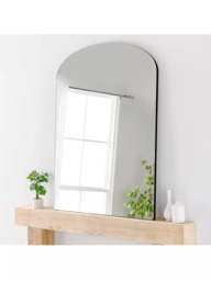 Yearn Delicacy Arched Wood Frame Leaner Mirror - thumbnail 1